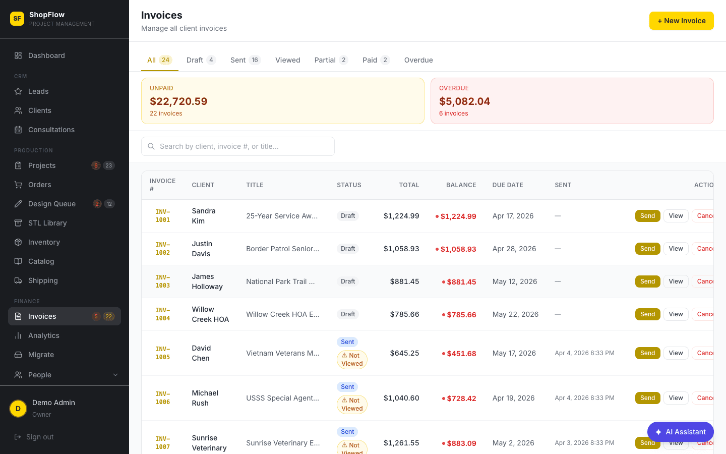 Invoice & Payment
